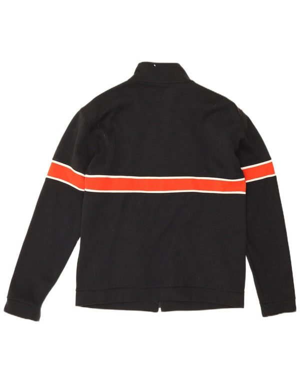 Dickies Mens Tracksuit Top Jacket Medium Black Colourblock Cotton