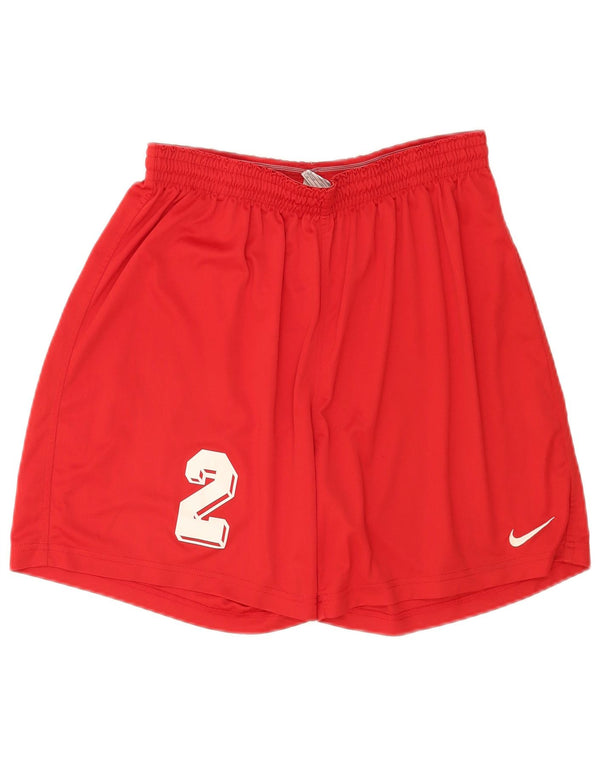 Pantaloni scurți sport grafic Nike pentru bărbați XL poliester roșu