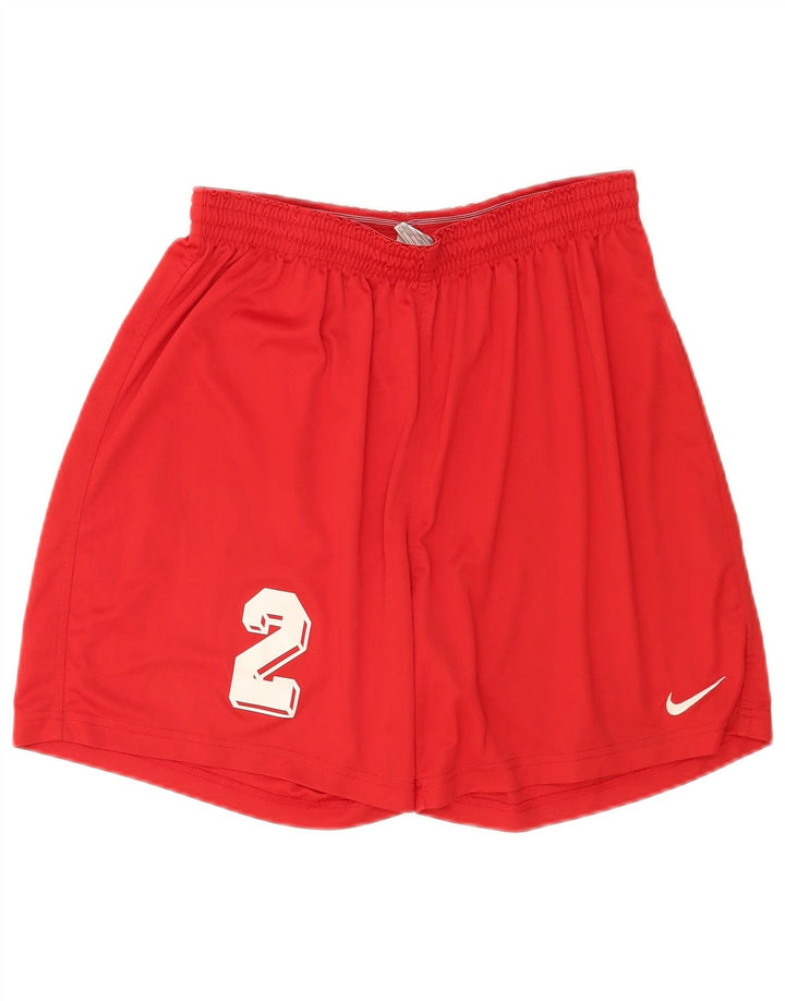 Pantaloni scurți sport grafic Nike pentru bărbați XL poliester roșu