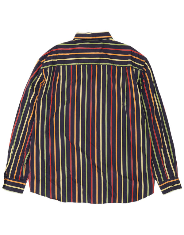 Cămașă de iahting pentru bărbați PAUL & SHARK Mărimea 46 2XL Bleumarin cu dungi