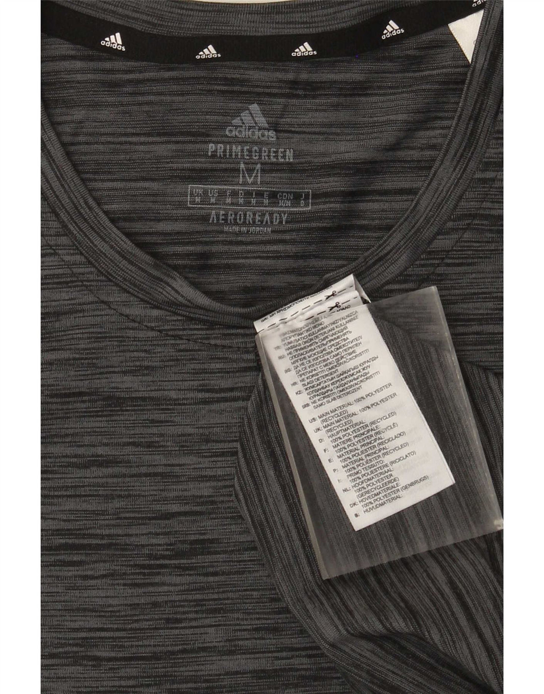 Tricou pentru bărbați Adidas Aeroready Top Mediu Gri Poliester cu pături