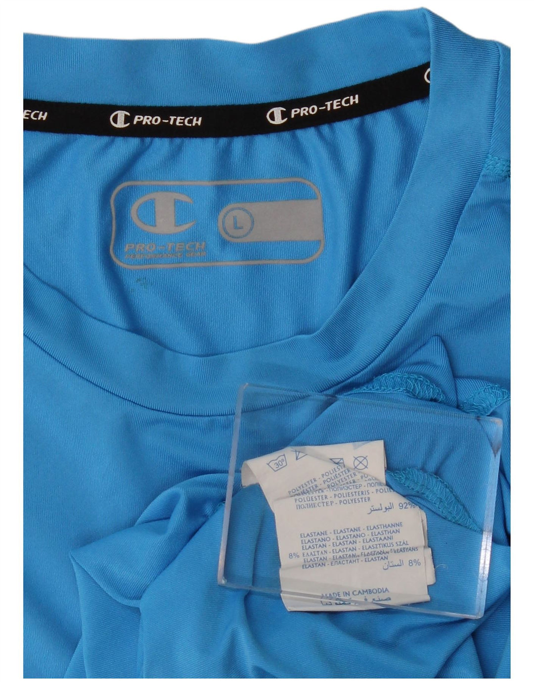 Vestă grafică pentru bărbați CHAMPION Top mare, albastru, poliester