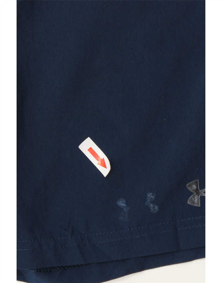 Pantaloni scurți sport Under Armour pentru băieți 11-12 ani, mari, bleumarin, poliester
