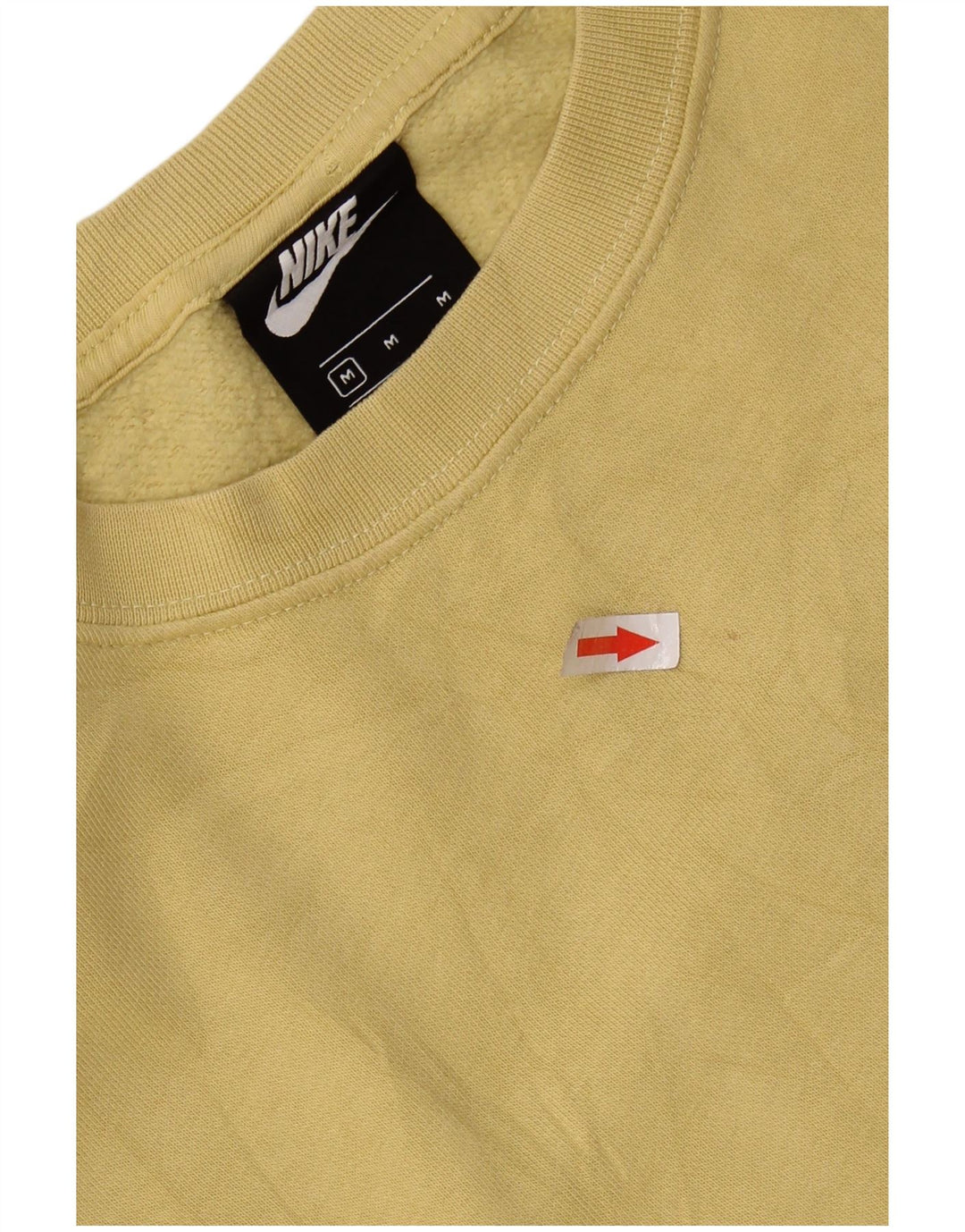 Pulover NIKE Crop Oversized pentru femei UK 14 Bumbac kaki mediu