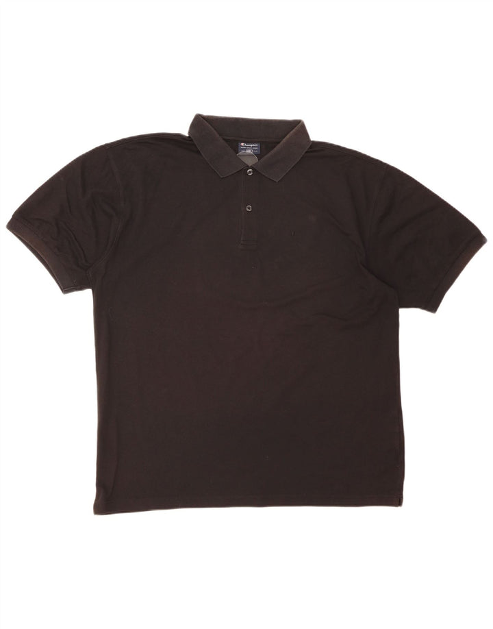 Tricou polo pentru bărbați Champion 2XL bumbac negru