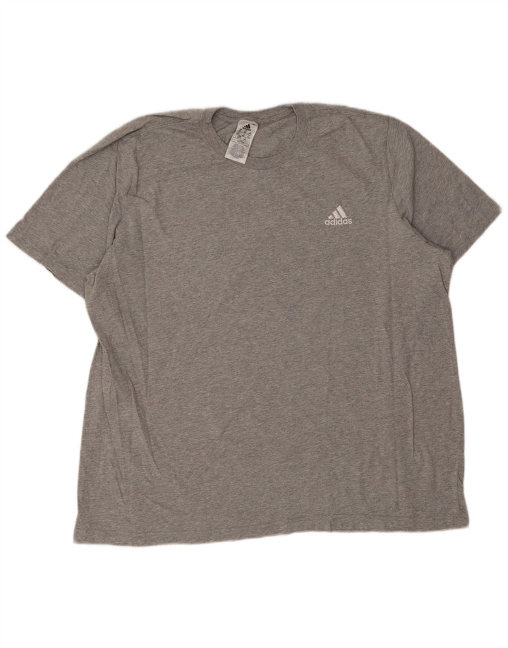 Tricou pentru bărbați Adidas Top 2XL bumbac gri