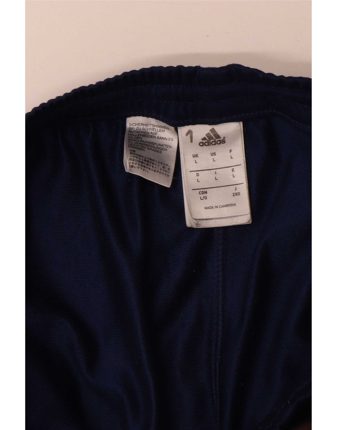 Pantaloni de trening pentru bărbați Adidas Pantaloni de jogging mari, bleumarin, poliester