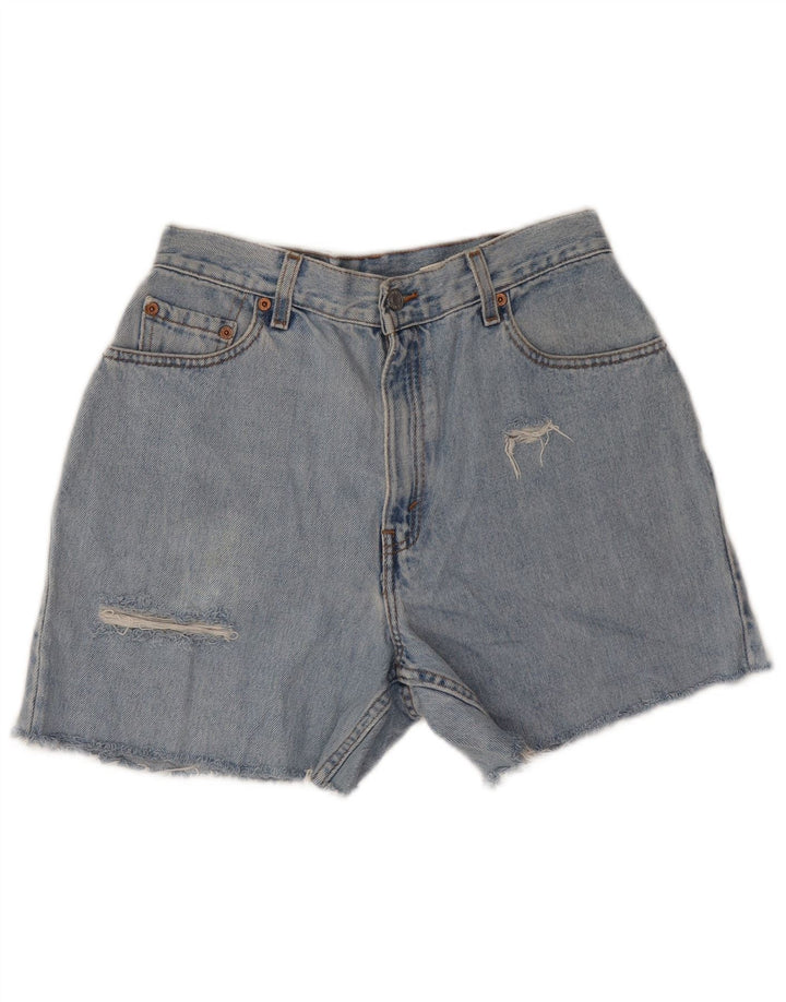 Pantaloni scurți din denim 550 Distressed Relaxed Fit pentru femei LEVI'S Medium W28 Blue