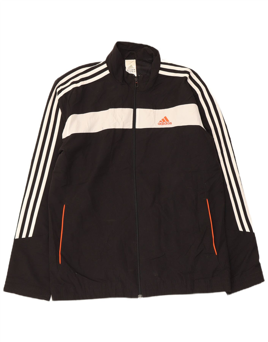 Jachetă de top pentru trening grafic Adidas pentru bărbați UK 38/40 Medium Black Colorblock