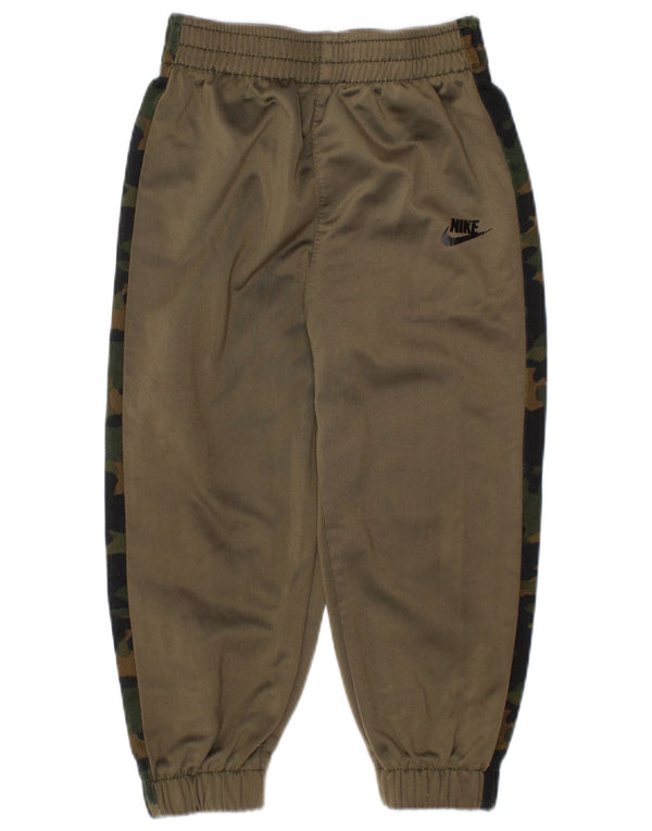 Pantaloni de trening NIKE pentru bebelusi baieti 18-24 luni kaki camuflaj