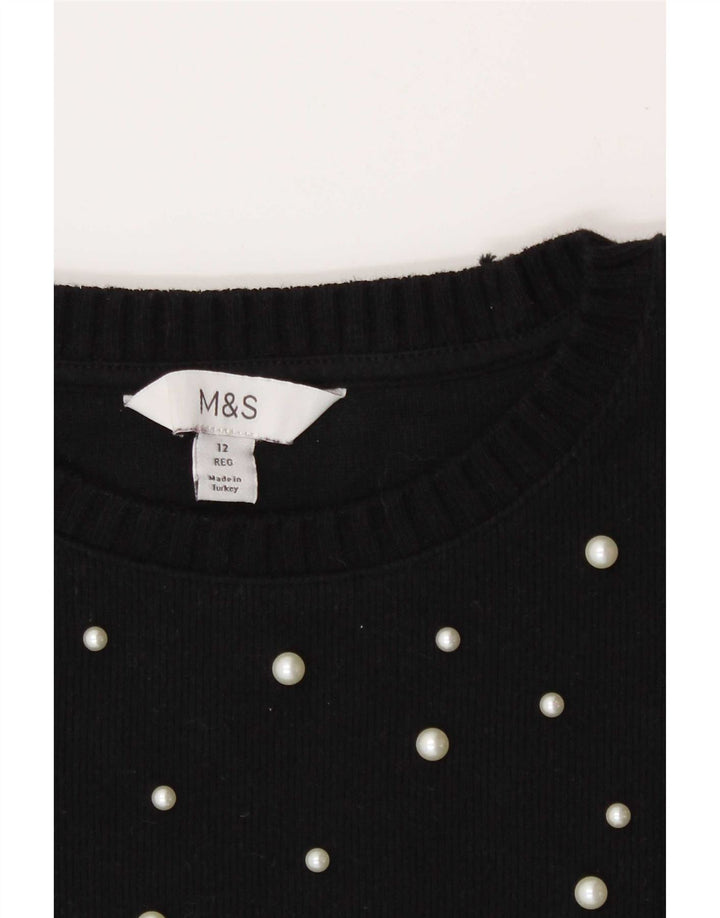 Bluză pentru femei Marks & Spencer UK 12 Medium Black Flecked