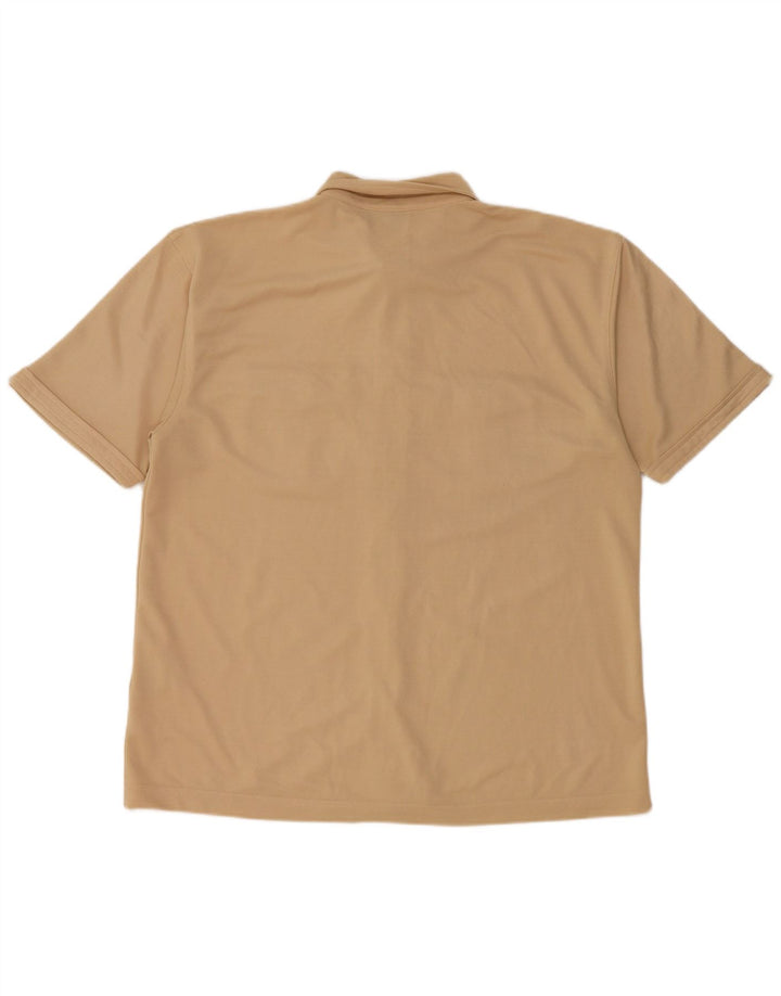 Cămașă pentru bărbați Wrangler cu mânecă scurtă, mare, bej, poliester