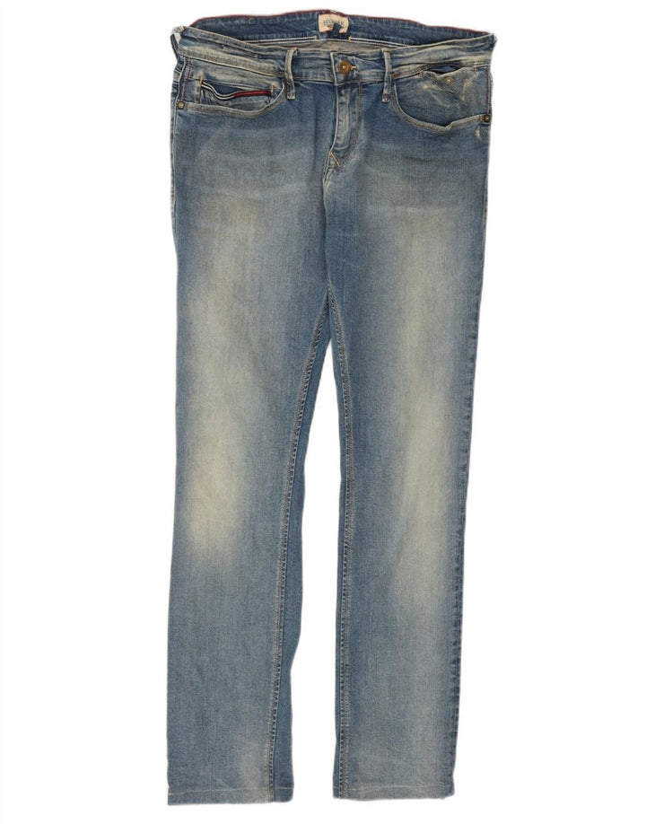 Blugi slim pentru femei Tommy Hilfiger W33 L29 bumbac albastru