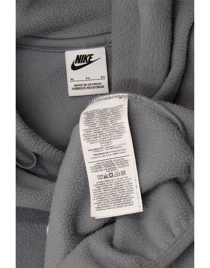 Pulover NIKE pentru bărbați, cu glugă, XL, poliester gri