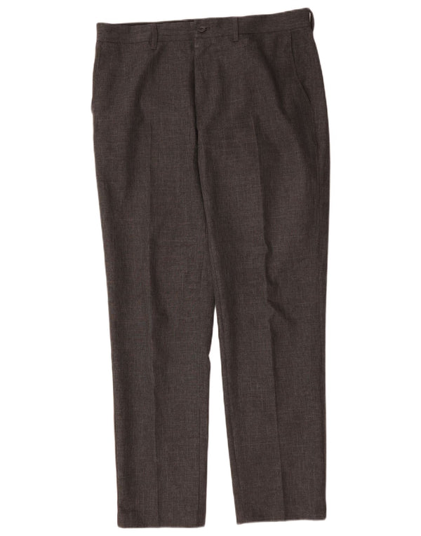 Marks & Spencer Pantaloni slim pentru bărbați L34 L31 Poliester gri