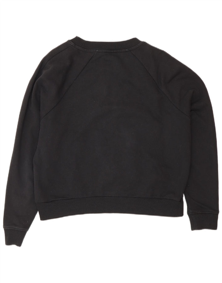 Pulover supradimensionat pentru femei Vans Graphic, UK 14, bumbac mediu negru