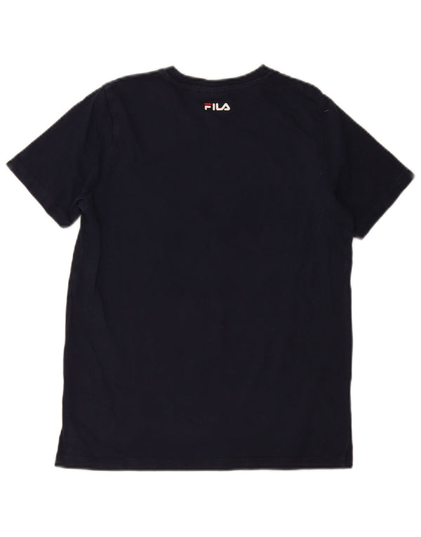 Tricou Grafic Fila Baieti Top 11-12 Ani Bleumarin