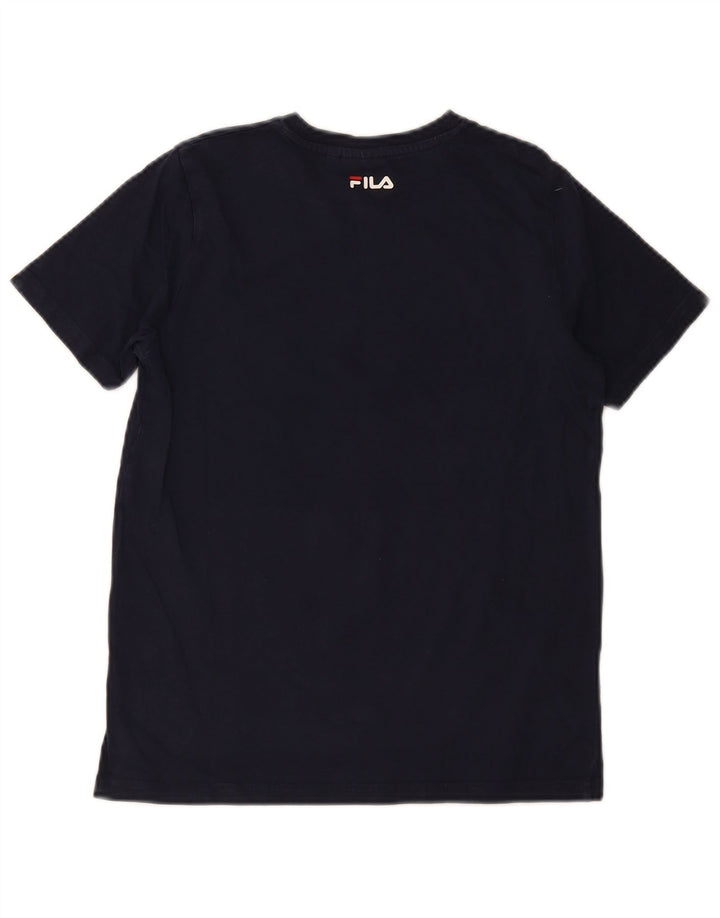 Tricou Grafic Fila Baieti Top 11-12 Ani Bleumarin
