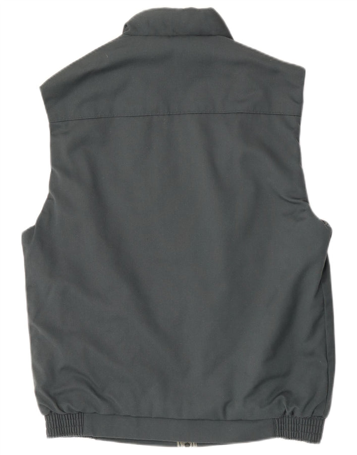 Gilet Vintage pentru bărbați UK 38 Medium Gri Poliester