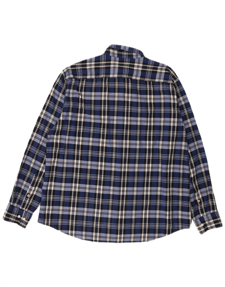 Cămașă pentru bărbați Tommy Hilfiger, cu formă regulată, 2XL, bumbac cu carouri albastre