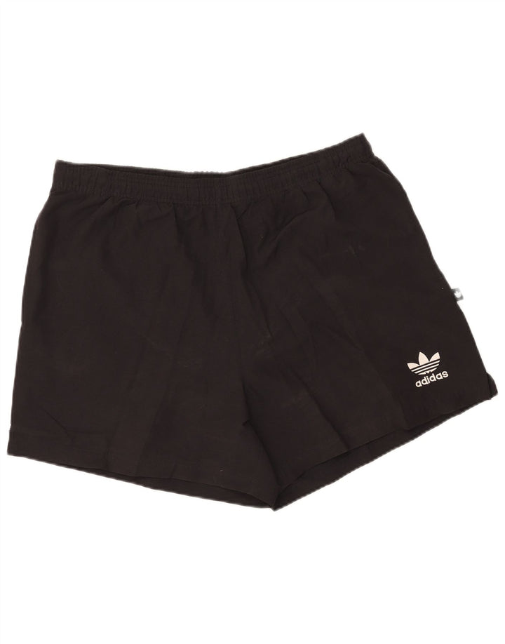 Pantaloni scurți sport ADIDAS pentru bărbați, mari, negru, bumbac