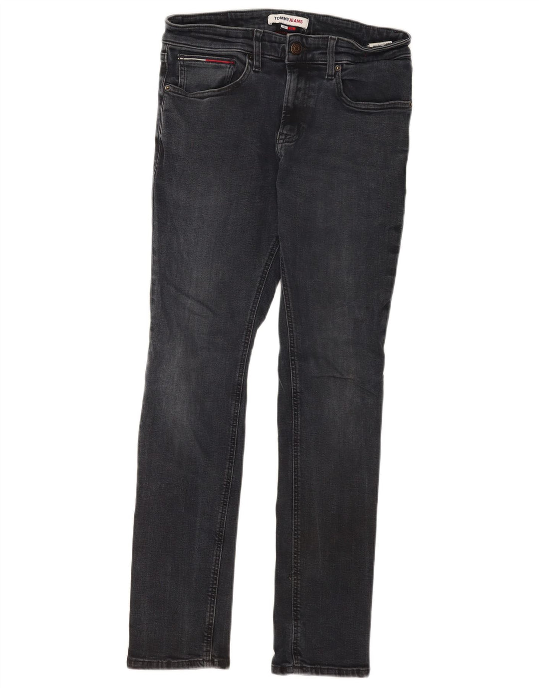 Blugi slim pentru bărbați Tommy Hilfiger W32 L32 bumbac gri