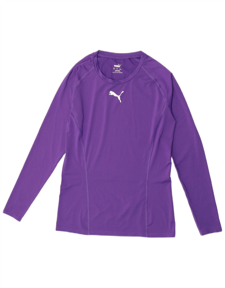 Top pentru femei Puma cu mânecă lungă UK 18 XL violet poliester