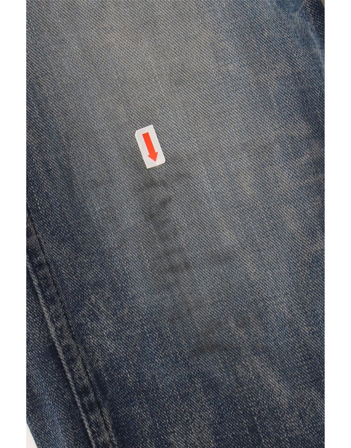 WRANGLER Mens Ace Straight Jeans W33 L28 Blue Cotton
