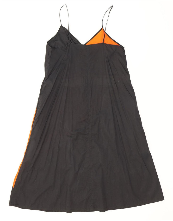 VOG Womens Slip Dress IT 42 Medium Black Colourblock Vintage VOG and Second-Hand VOG from Messina Hembry 