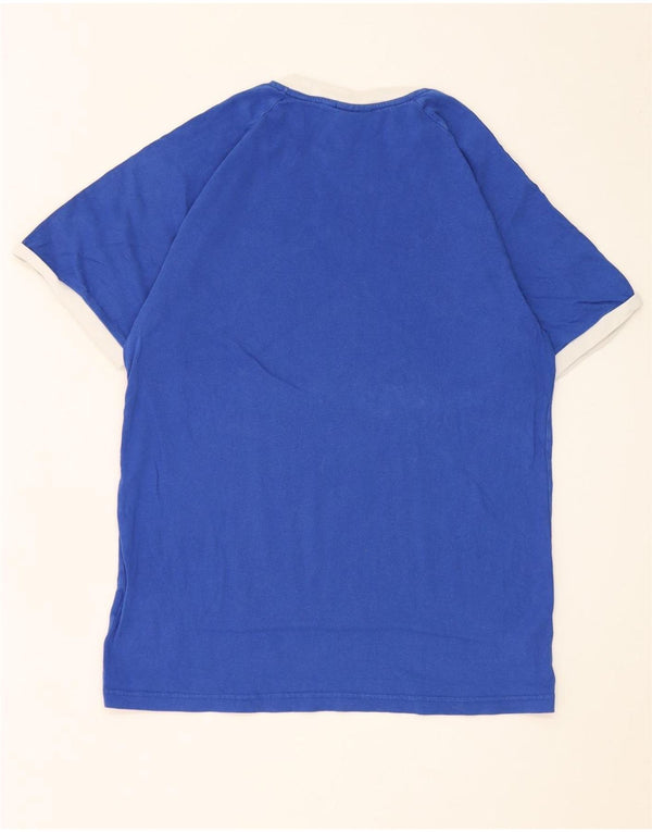 Tricou pentru bărbați Adidas Top Medium Blue Bumbac