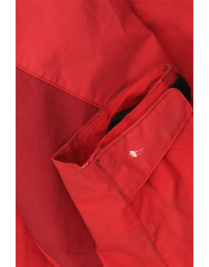 Jack Wolfskin Jachetă de ploaie pentru femei UK 14 Poliamidă roșie mare