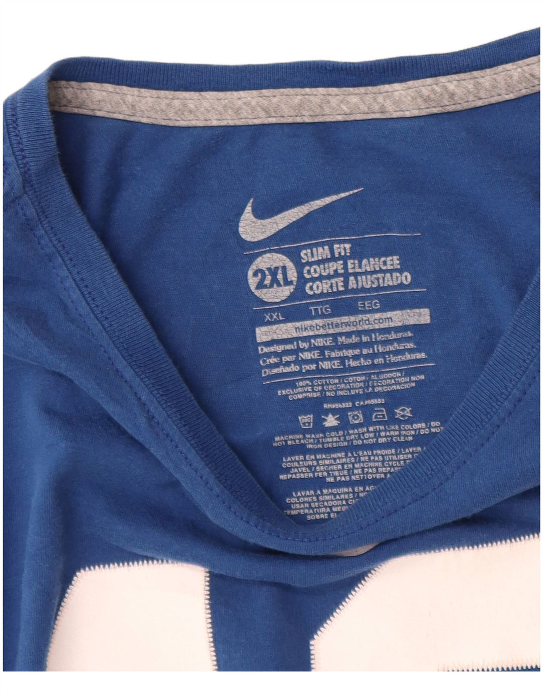 Tricou grafic NIKE Indianapolis Colts Slim Fit pentru femei UK 20 2XL Albastru