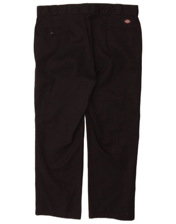Pantaloni chino drepți pentru bărbați Dickies L36 L28 Poliester negru