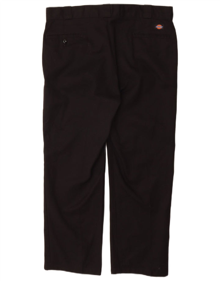 Pantaloni chino drepți pentru bărbați Dickies L36 L28 Poliester negru