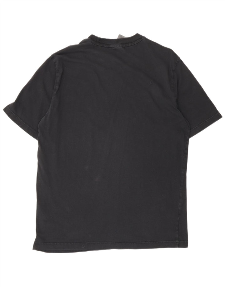 Tricou grafic ADIDAS pentru bărbați Top mediu din bumbac negru