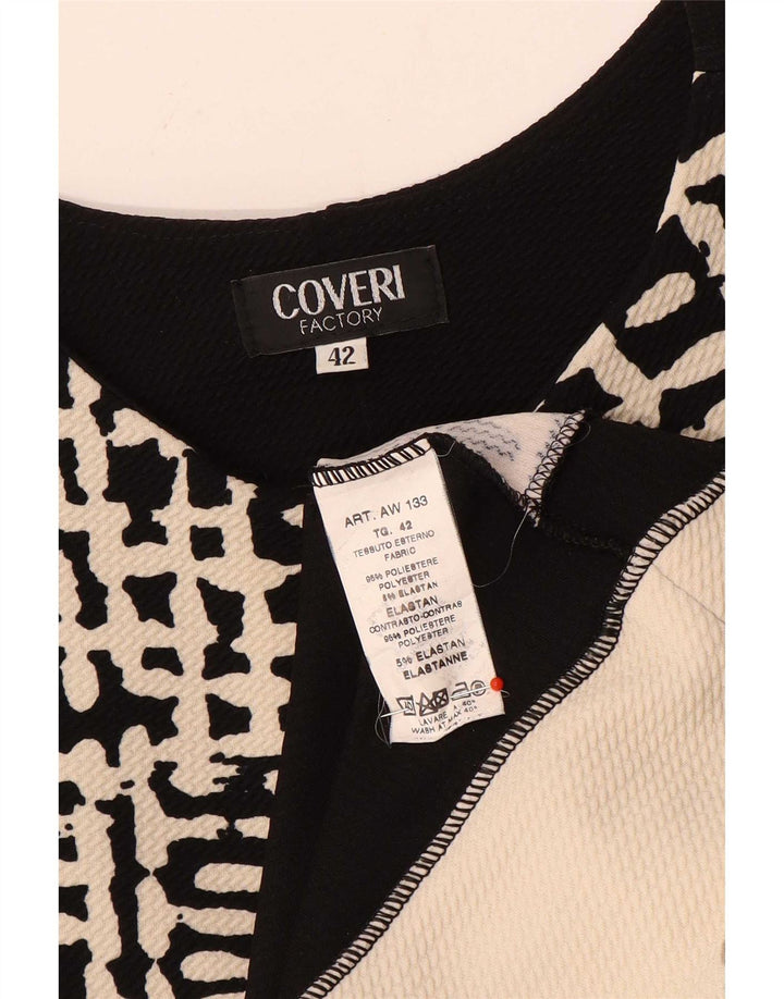 Rochie pentru femei Coveri, fără mâneci, tip teacă IT 42 Medium Black Check Poliester