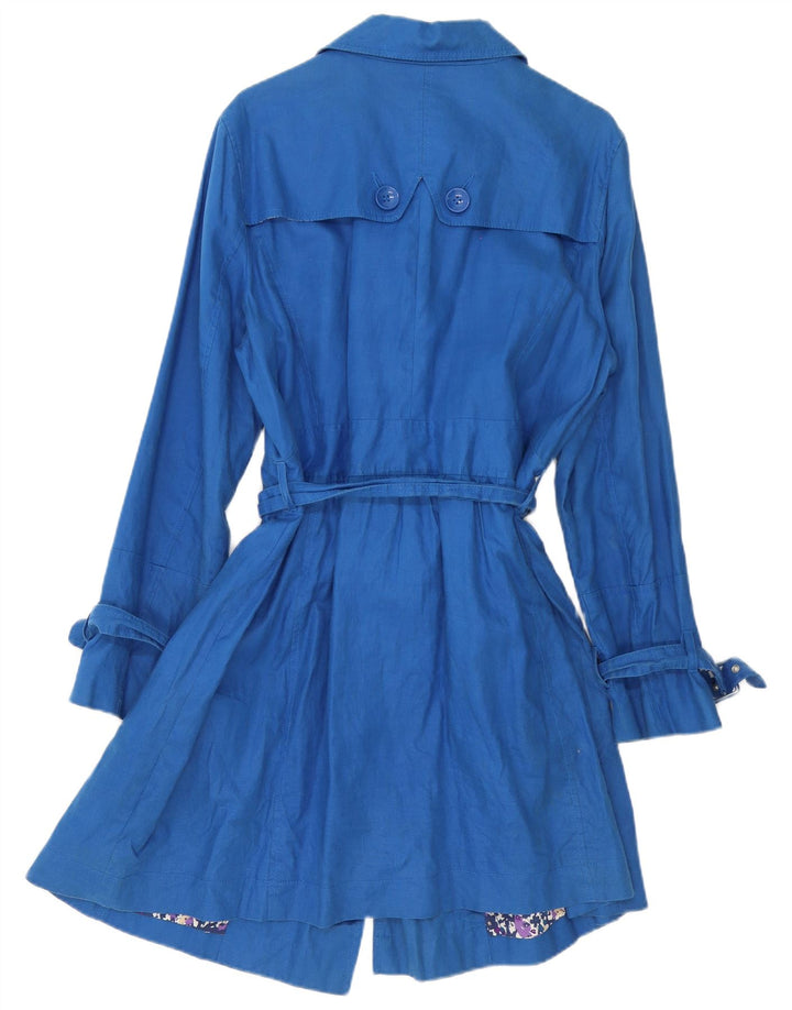 Trench pentru femei Monsoon UK 20 2XL Blue Linen