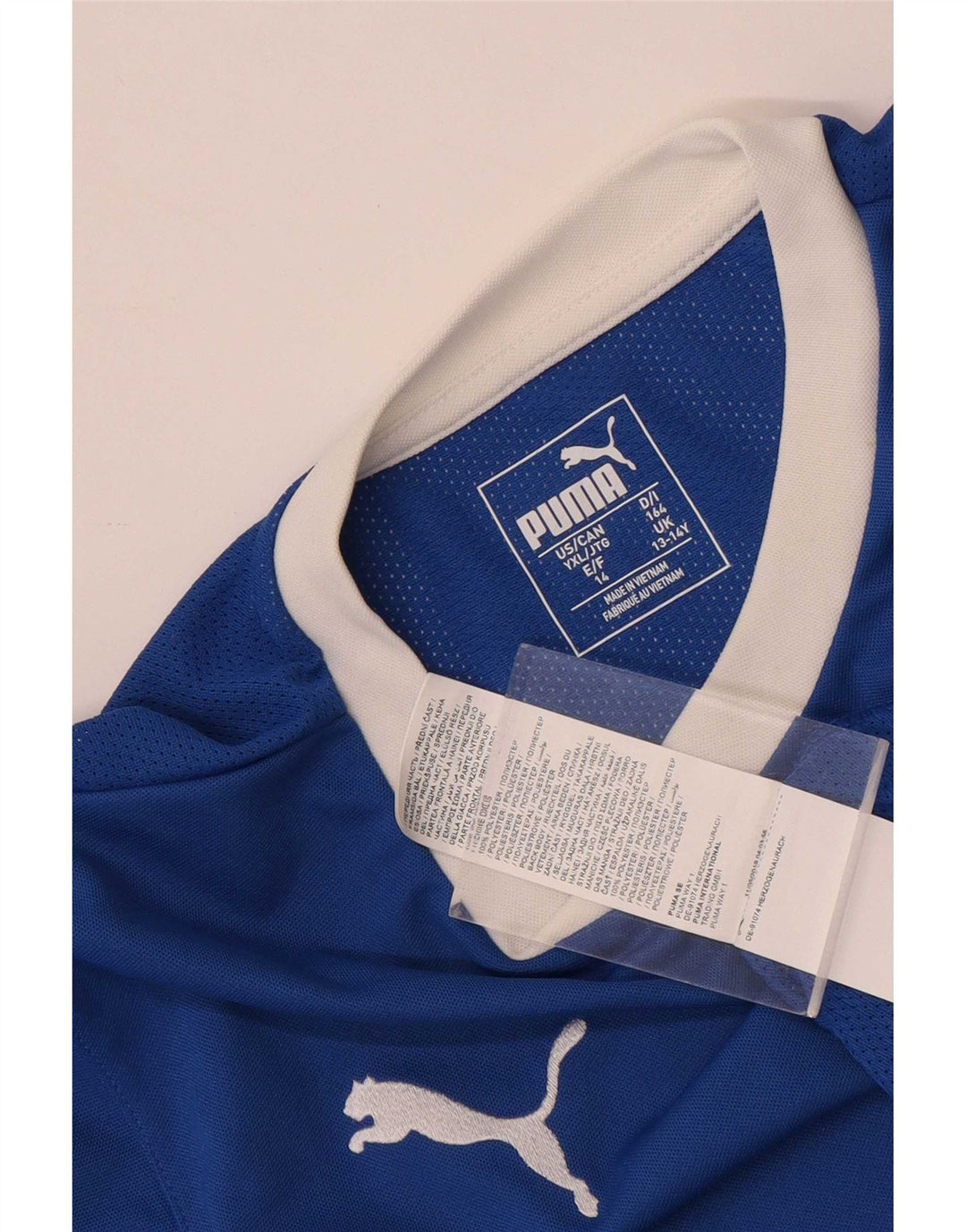 Tricou grafic Puma pentru băieți Top 13-14 ani poliester albastru