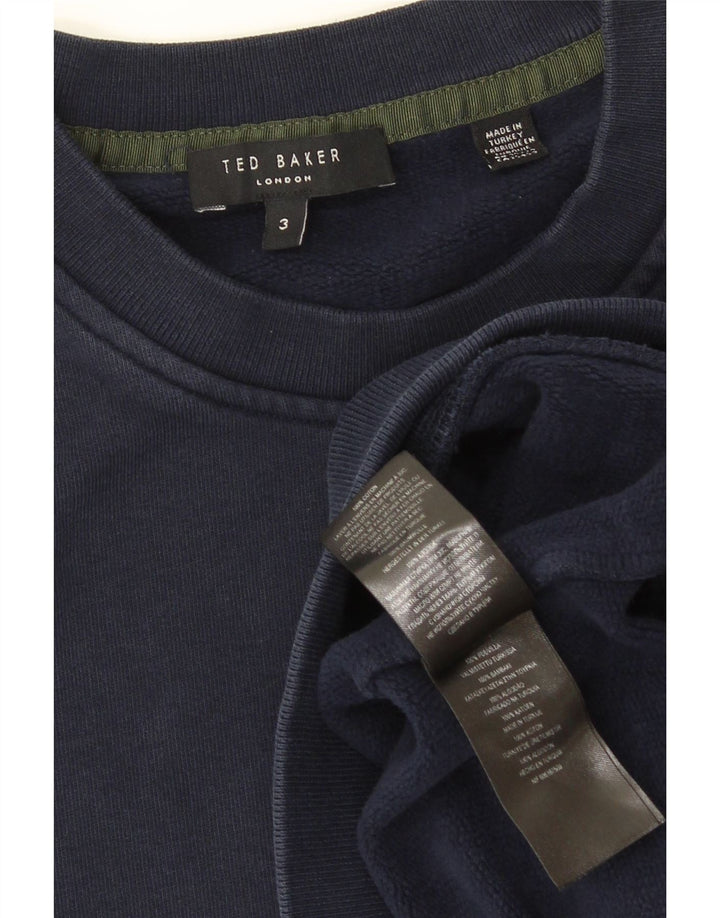 Hanorac pentru bărbați Ted Baker Pulover Mărimea 3 Mediu Bumbac bleumarin