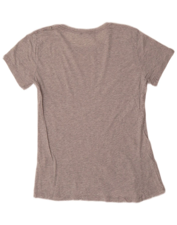 Tricou grafic pentru femei Diesel Top UK 10 Small Grey Flecked