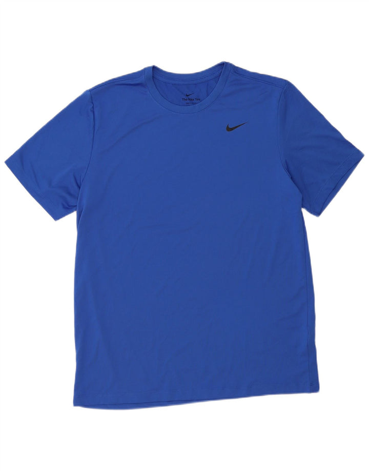 Tricou pentru bărbați Nike Dri Fit Top mare, albastru, poliester