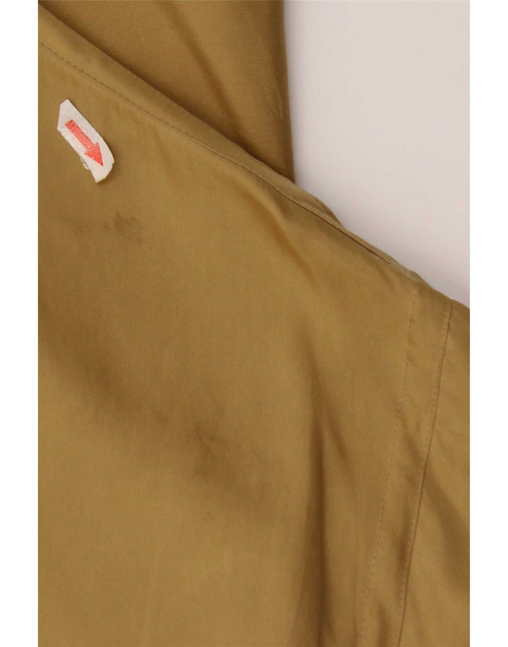 Jachetă bomber pentru bărbați Paul & Shark UK 42 XL mătase galbenă