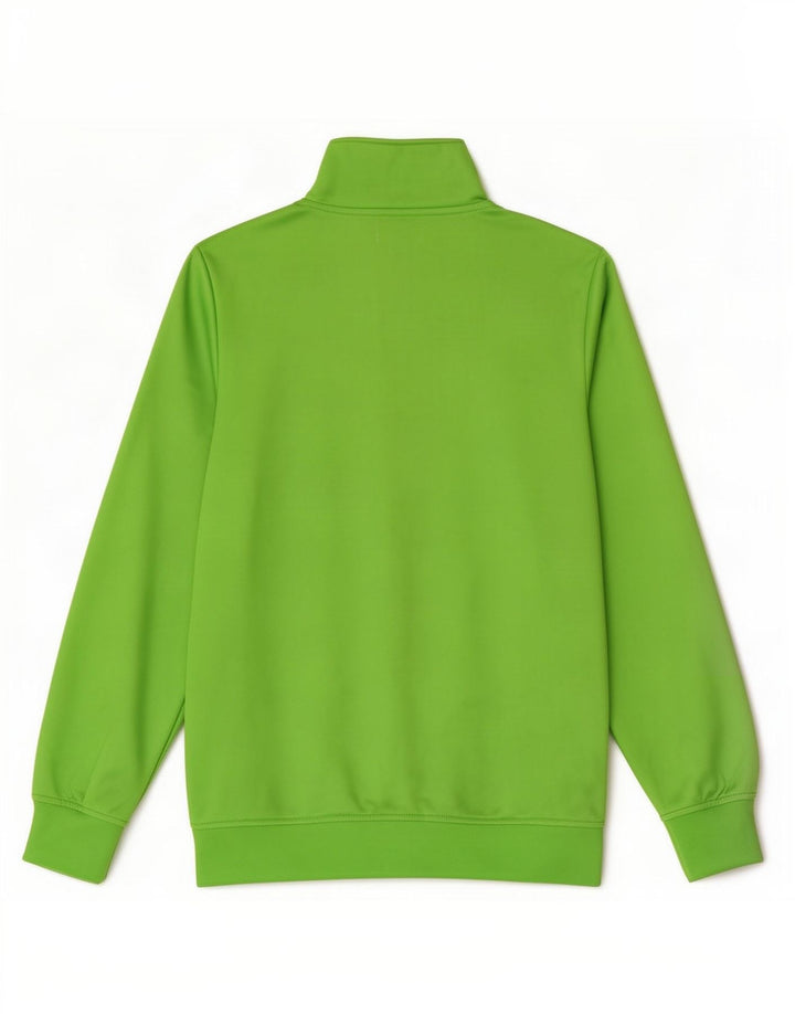 Jachetă de trening pentru bărbați Kappa, verde mediu, poliester color bloc