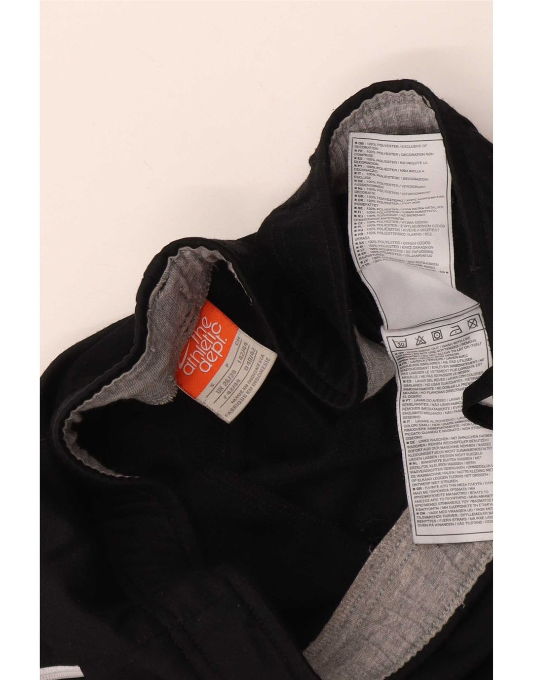 Pantaloni de trening Nike pentru bărbați, poliester negru mic