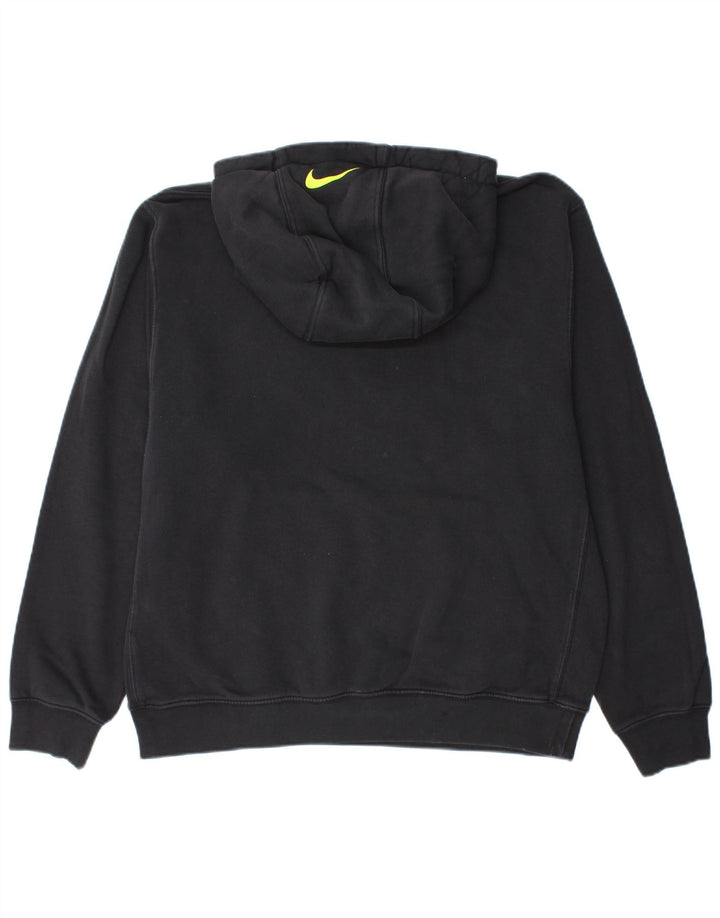 Pulover NIKE Grafic pentru bărbați, bumbac mediu negru