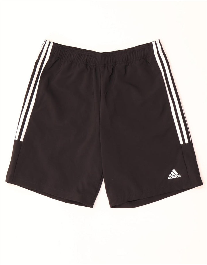 Pantaloni scurți sport pentru bărbați Adidas, mari, negru, poliester