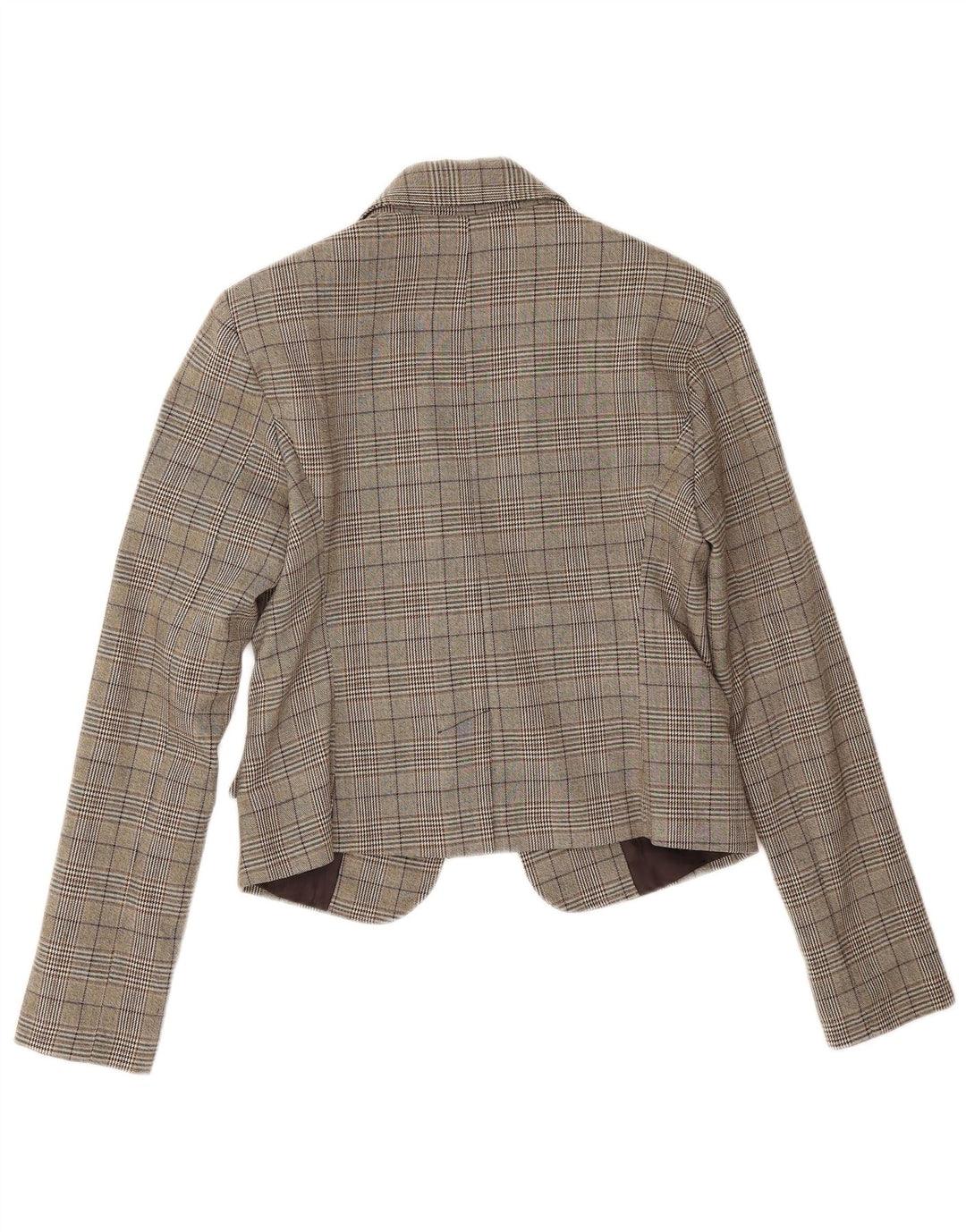 Jachetă Blazer pentru femei Rinascimento cu 1 nasture UK 10 mic maro Houndstooth