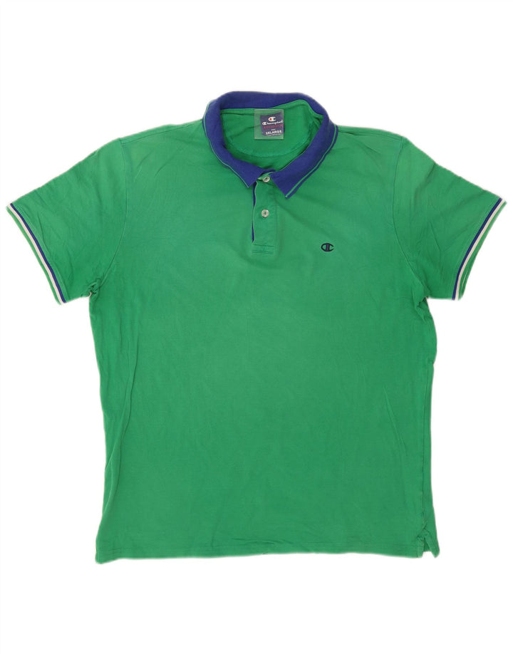 Tricou polo pentru bărbați Champion 2XL, bumbac verde