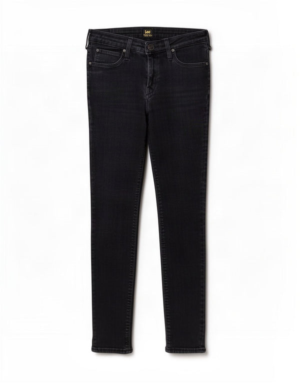 Lee Womens Scarlett Skinny Jeans W30 L31 Grey Cotton
