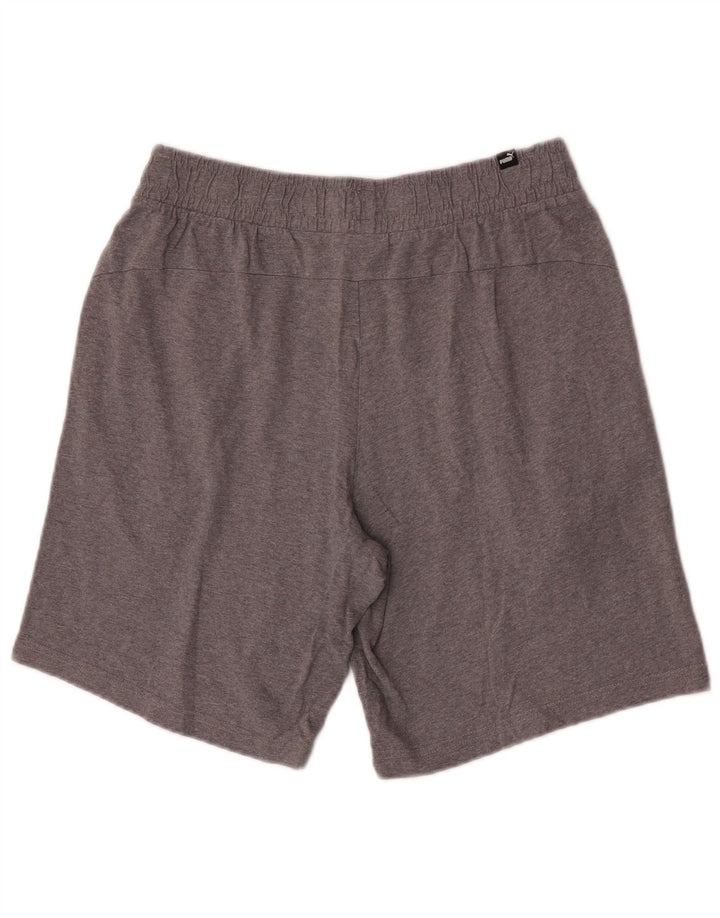 Pantaloni scurți sport grafic Puma pentru bărbați, gri mediu, pătat